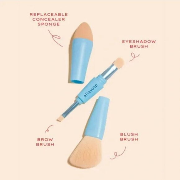 alleyoop Multi-Tasker 4-in-1 Makeup Brush - Picture 3 of 7